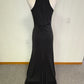 Formal Dress High Neck with Ruffle