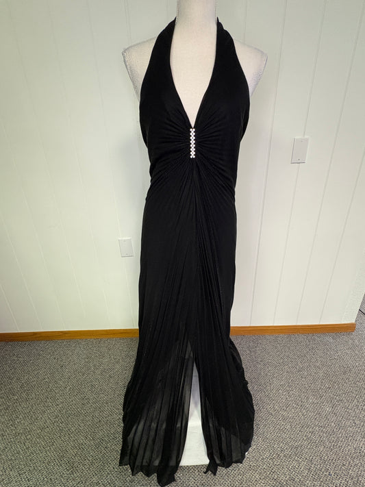 Formal Dress Sparkly Halter with Rhinestones