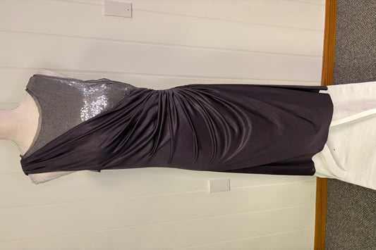 Formal Dress with Silver Sequins