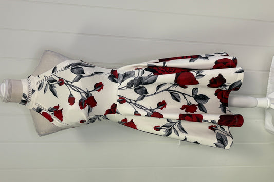 Formal Flare-Out Floral Dress