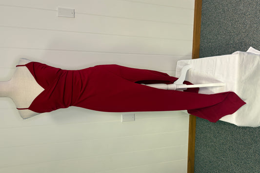 Formal Floor Length Dress with Leg Slit