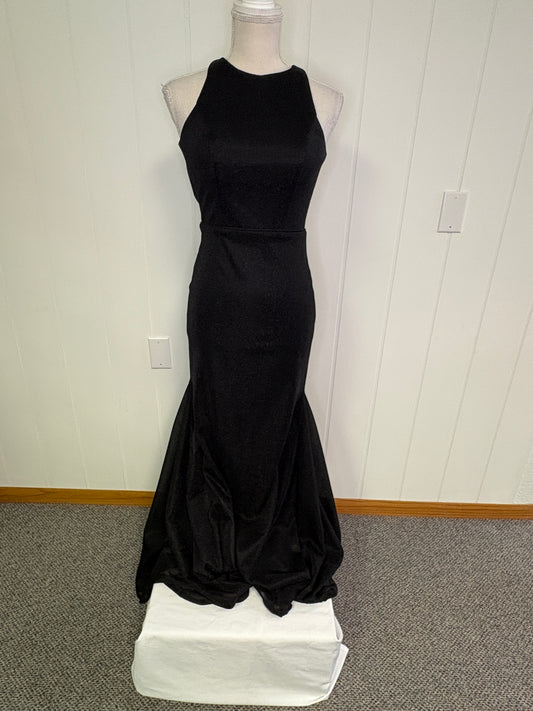 Formal 'Shimmer' Dress Flare-Out Bottom