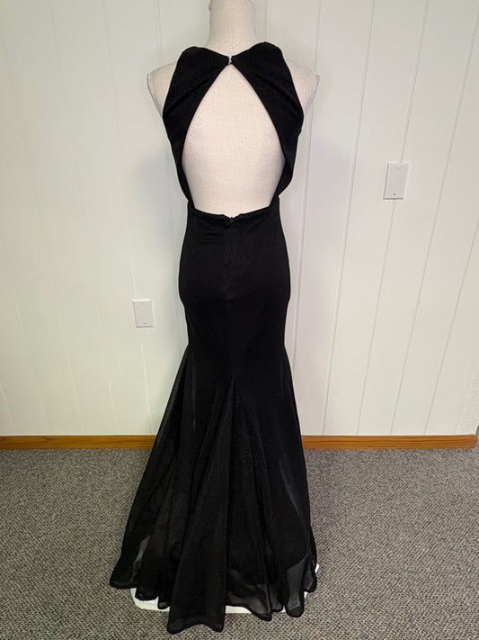 Formal 'Shimmer' Dress Flare-Out Bottom