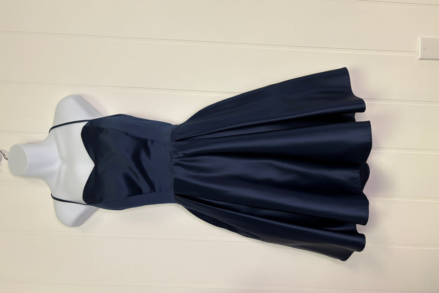 Formal Silky Dress with Mesh Underneath