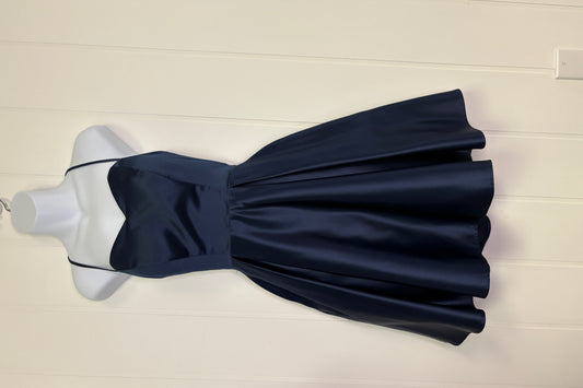 Formal Silky Dress with Mesh Underneath