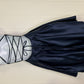 Formal Silky Dress with Mesh Underneath