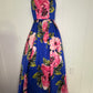 Formal Floral Dress with Mesh Underneath