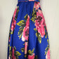 Formal Floral Dress with Mesh Underneath