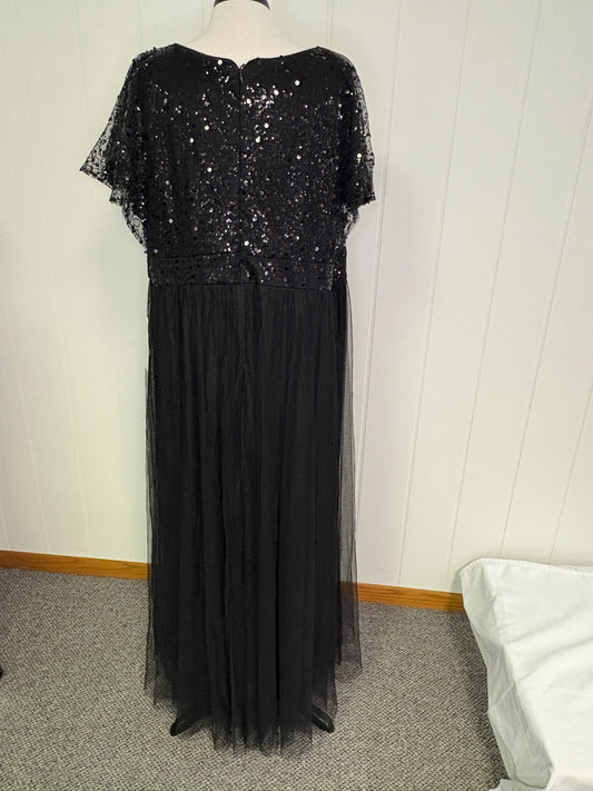 Formal Dress Sparkle Sequin with Tulle Bottom