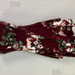 Formal Floral Dress Open Back