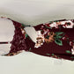 Formal Floral Dress Open Back
