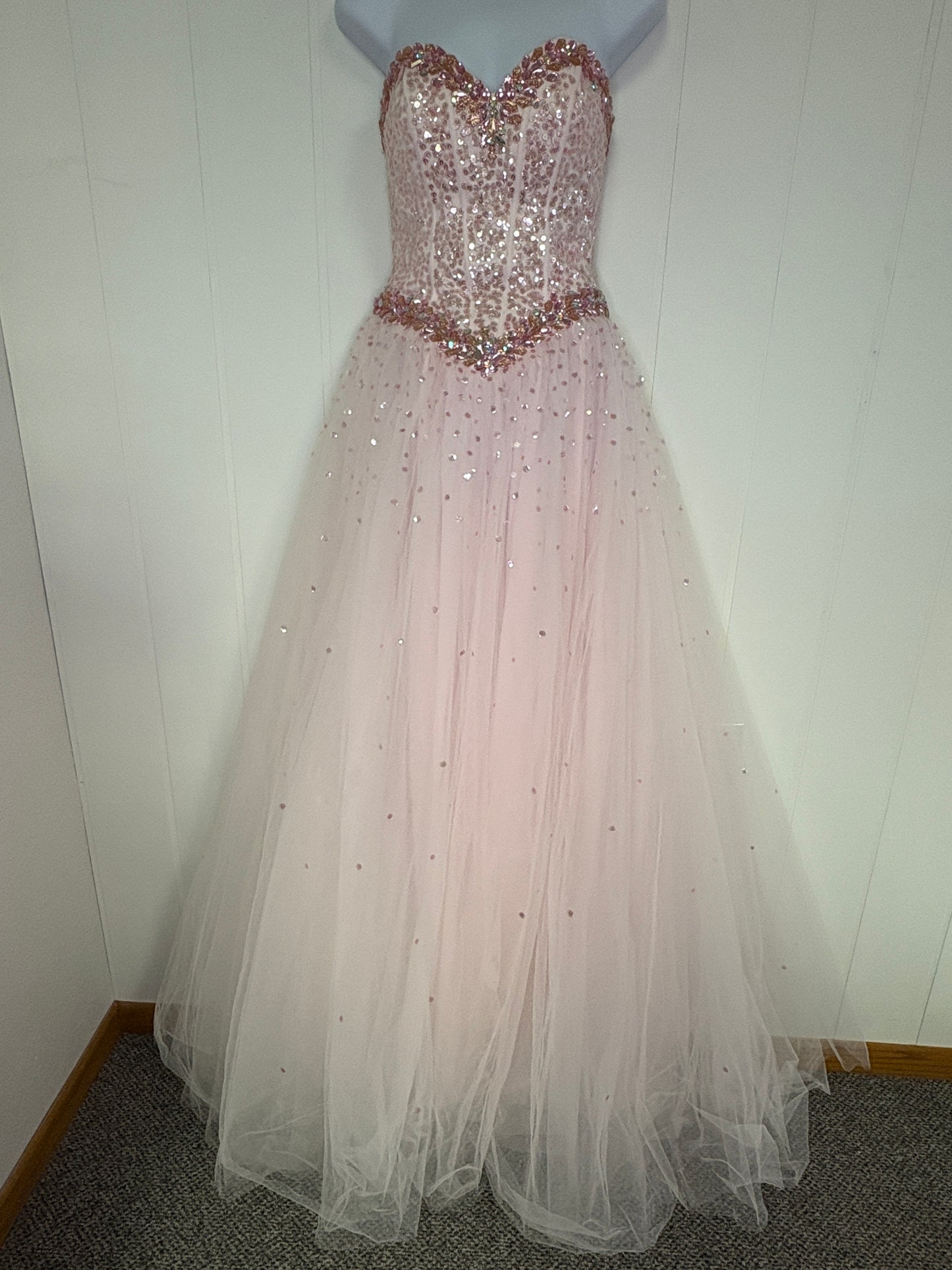 Formal Dress Sequin Corset Ballgown
