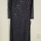 Formal Dress Beaded Mesh Overlay
