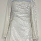 Formal Dress Open Back Sequin Overlay