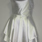 Formal Dress Strapless Satin Criss-Cross Back