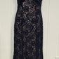 Formal Dress Mermaid Style Lace Overlay