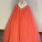Formal Puffy Prom Dress Corset Style w/Beads