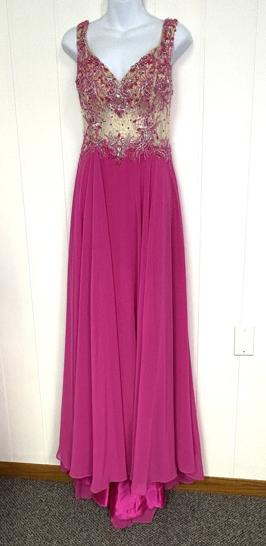 Formal Dress with Beaded Top