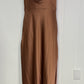 Formal Satin Dress w/Leg Slit