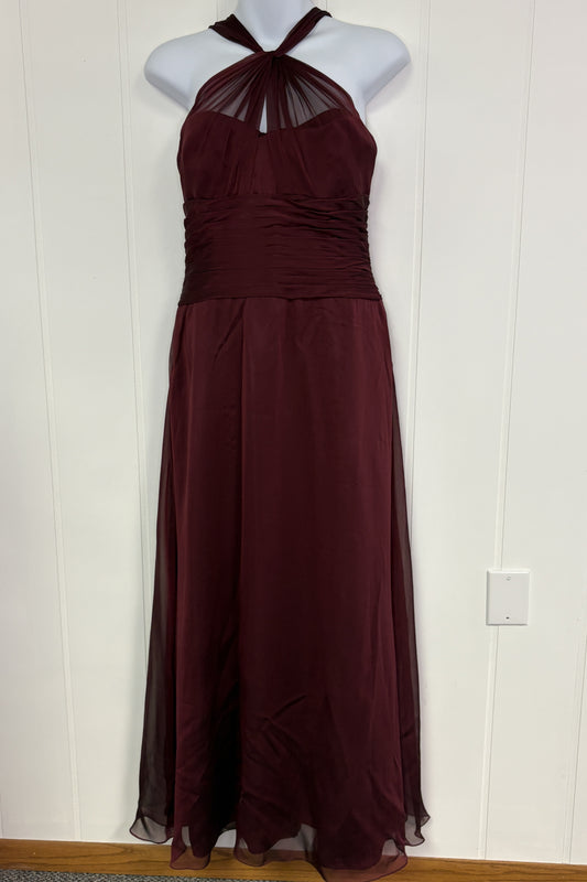 Formal Sheer Halter Neck Dress