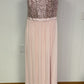 Formal One Shoulder Sequin Sheer Dress w/Leg Slit