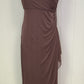 Formal Sheer Overlay Dress w/Scarf