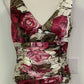 Formal Sleeveless Fitted Flower Top