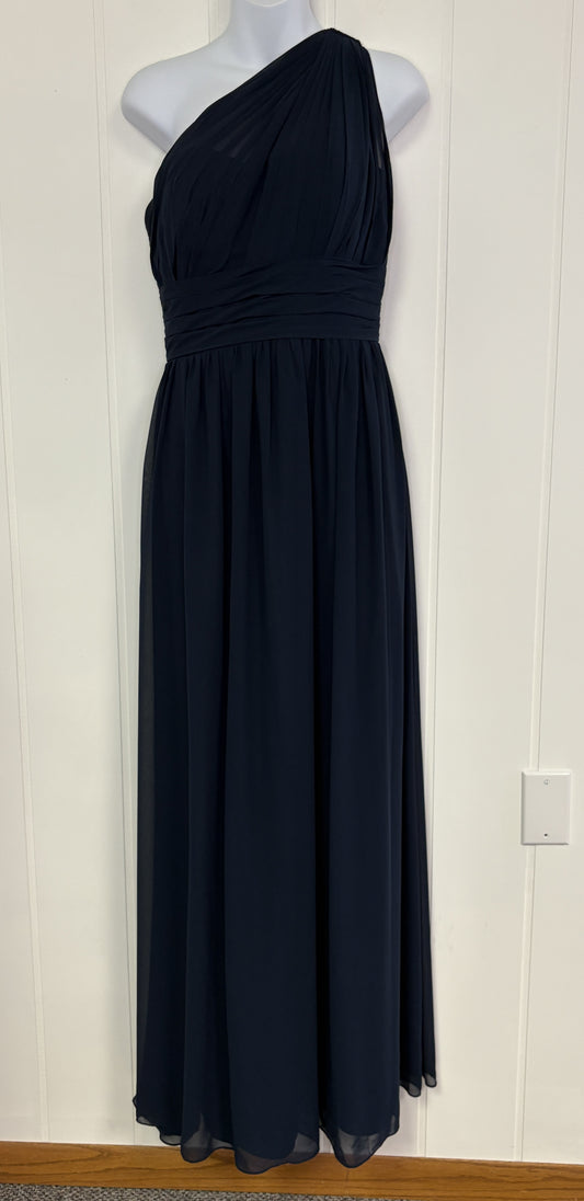 Formal Sheer One Shoulder Dress
