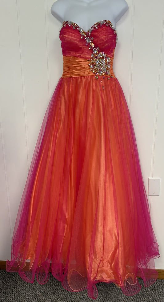 Formal Strapless Dress w/Bedazzle Lining