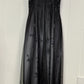 Formal Halter Dress Silk Under Layer w/Lace Overlay