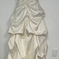 Formal Floor Length Dress w/Lace up Back & Jeweled Front