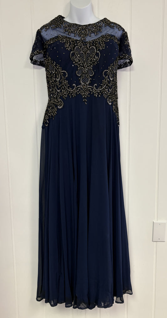 Mother of Bride Bedazzled Dress