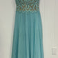 Formal Bedazzle Dress w/Mesh Top