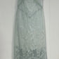Formal Sheer Dress w/Swoop Neck