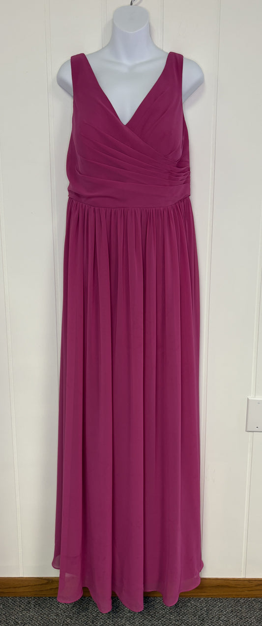 Bridesmaids Dress Floor Length 'Rouching' Style