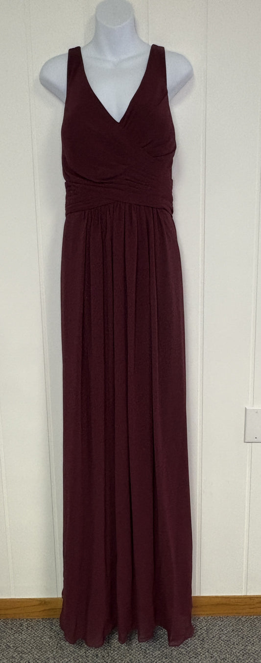 Formal Sheer Dress w/Jeweled Back Buttons