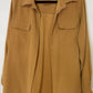 Suede Button-Down Jacket
