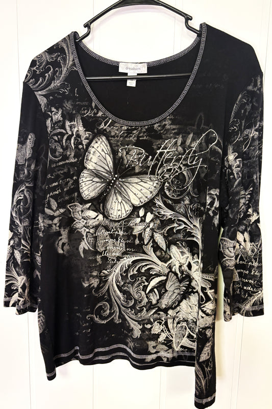 Jeweled Butterfly T-Shirt