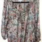Paisley Top w/Ruffle Collar