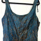 Paisley Front Button Tank Top