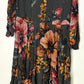 Handkerchief Hemline Floral Dress