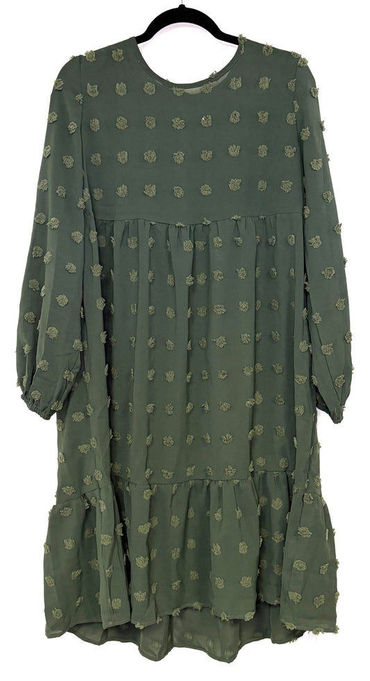 Swiss Dot Loose Babydoll Dress