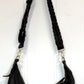 Leather Crossbody w/Weaved Strap