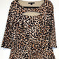 Animal Print Tunic Top