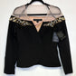 Blazer w/Mesh+Sequin Bird