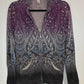 Bedazzled Paisley Zip Jacket