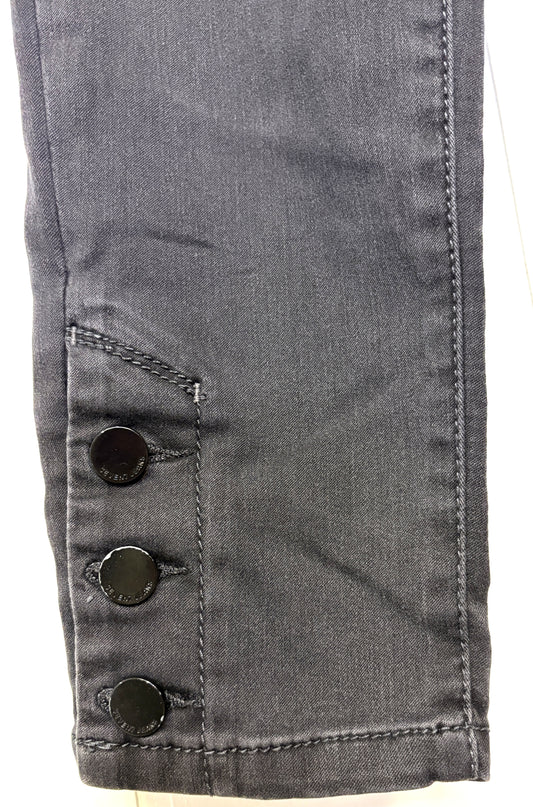 Ankle Button Denim Jeans