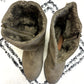 Fur Lined Suede Zip Boots