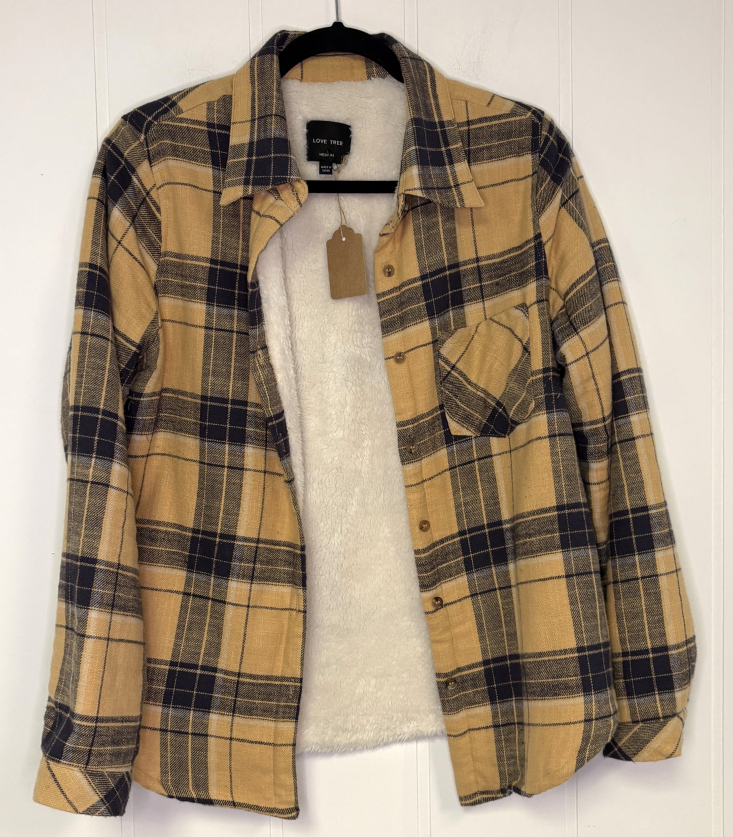 Plaid Sherpa Lined Shacket