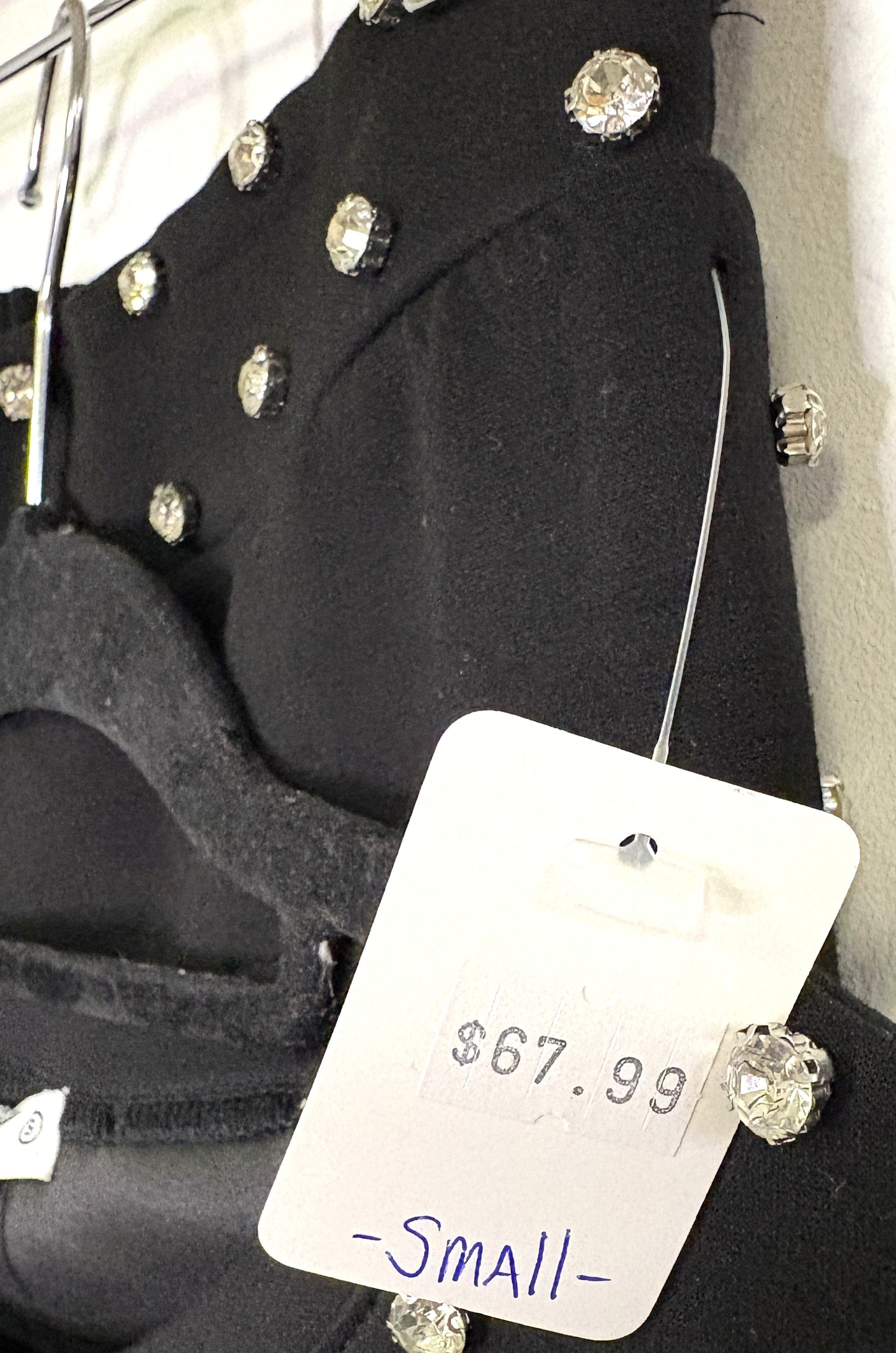 Rhinestone Lined Knit Pants